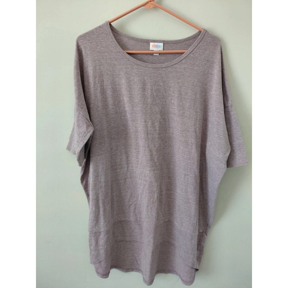 Lularoe Irma Top Heathered Purple size Large
